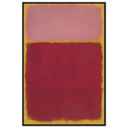 Untitled No. 17 - 1961 Framed Poster | Mark Rothko Framed Prints Wall Art | Rothko Prints
