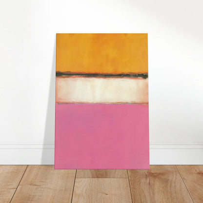 White Center Yellow, Pink and Lavender on Rose - 1950 Canvas | Mark Rothko Canvas | Rothko Prints