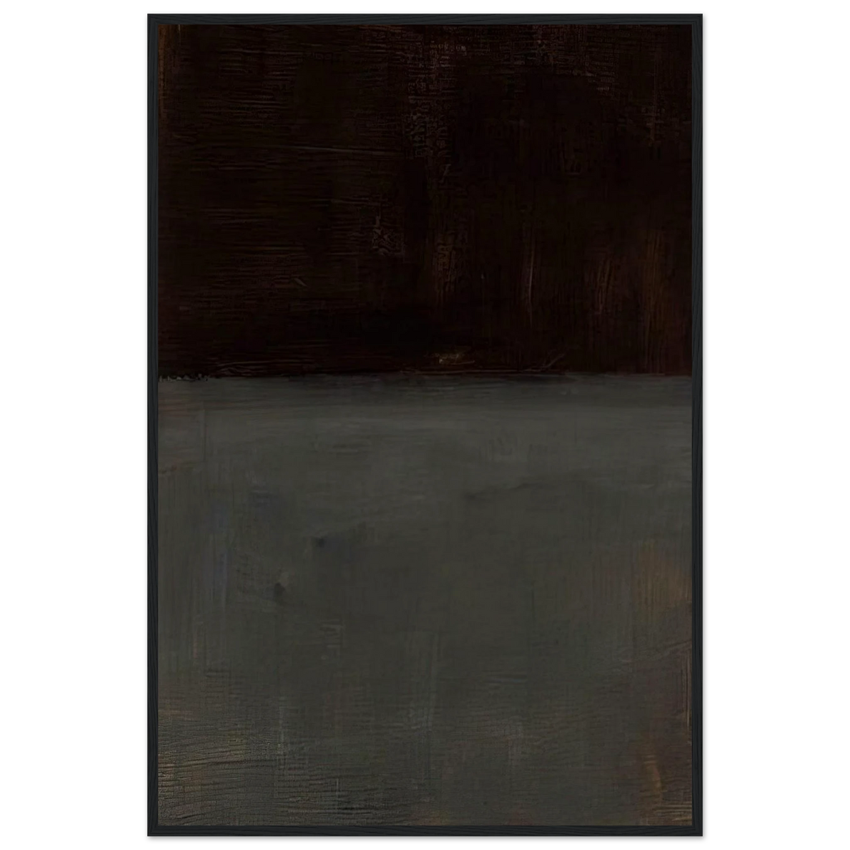 Untitled brown and gray - 1969 Framed Poster | Mark Rothko Framed Prints Wall Art | Rothko Prints
