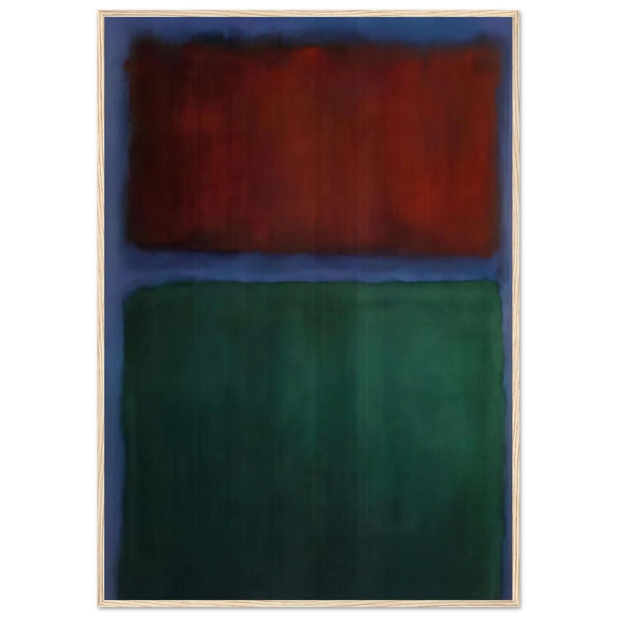 Earth and Green - 1955 Framed Poster | Mark Rothko Framed Prints Wall Art | Rothko Prints