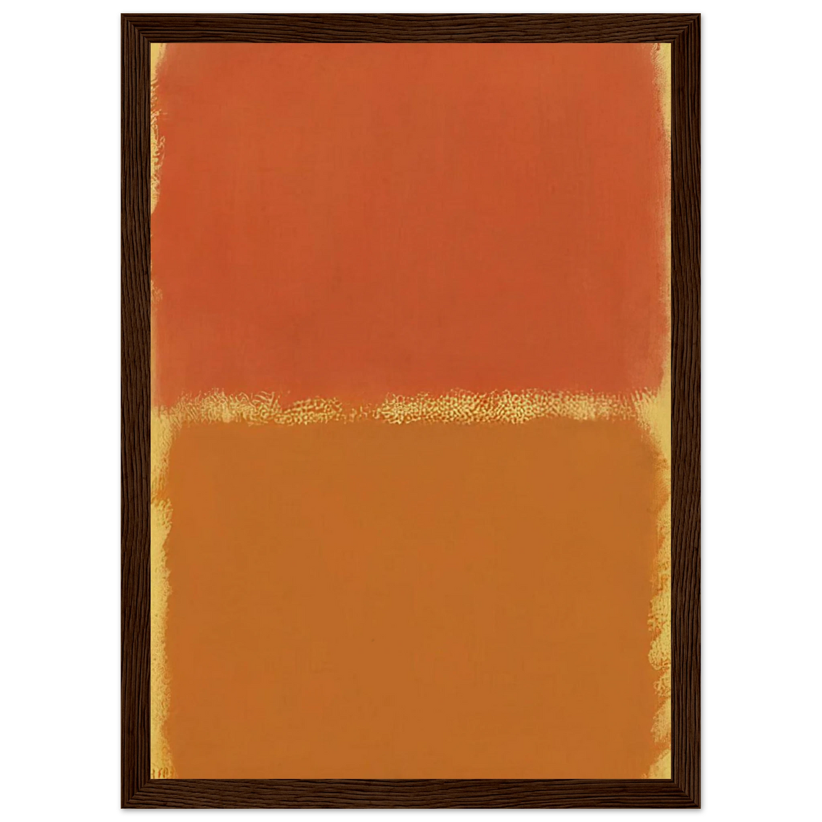 Orange, Red, Orange - 1961 Framed Poster | Mark Rothko Framed Prints Wall Art | Rothko Prints