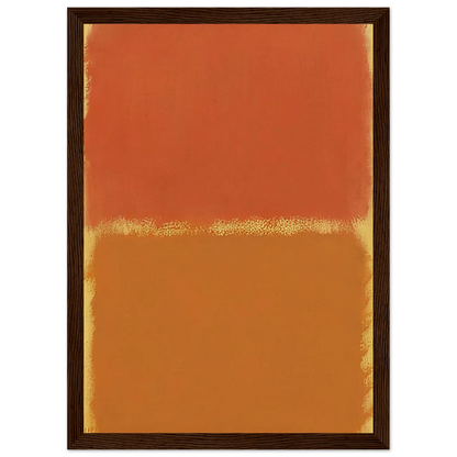 Orange, Red, Orange - 1961 Framed Poster | Mark Rothko Framed Prints Wall Art | Rothko Prints