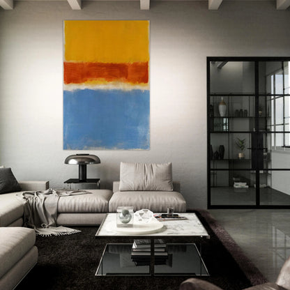 Untitled Yellow, Red and Blue - 1953 Poster | Mark Rothko Poster | Rothko Prints