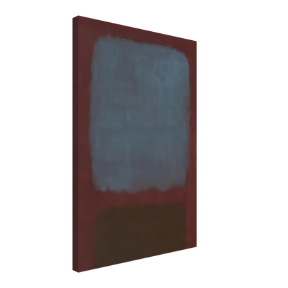 No. 37No. 19 Slate Blue and Brown on Plum - 1958 Canvas | Mark Rothko Canvas | Rothko Prints