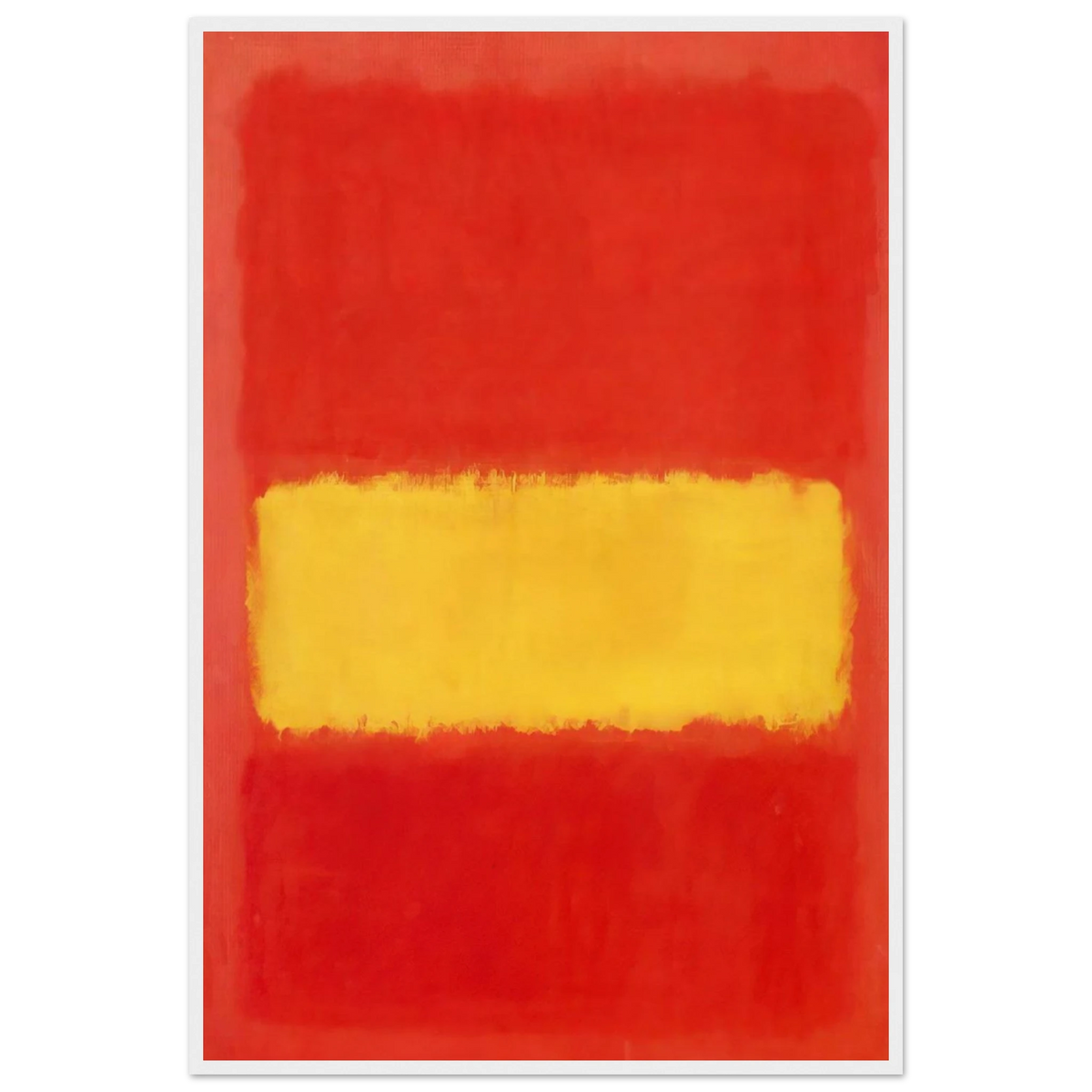 Yellow band - 1956 Framed Poster | Mark Rothko Framed Prints Wall Art | Rothko Prints