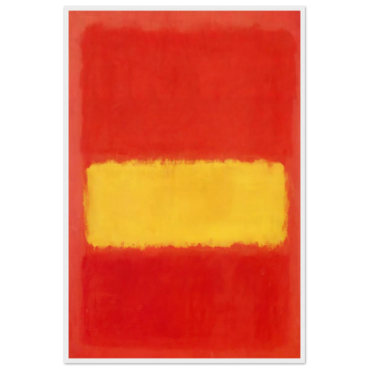 Yellow band - 1956 Framed Poster | Mark Rothko Framed Prints Wall Art | Rothko Prints