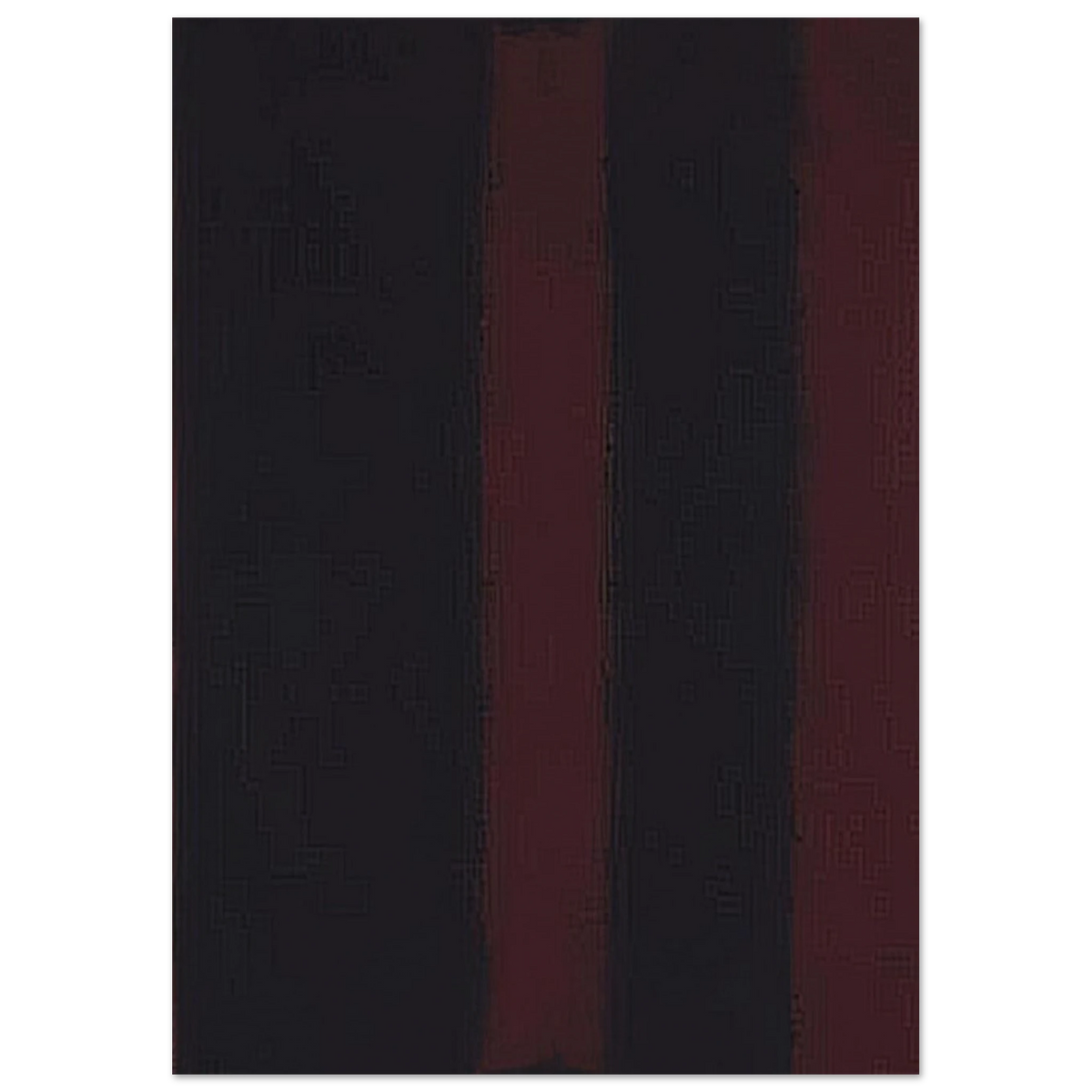 Black on Maroon - 1959 Poster | Mark Rothko Poster | Rothko Prints