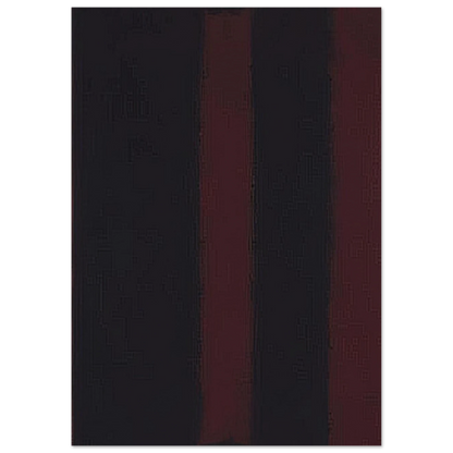 Black on Maroon - 1959 Poster | Mark Rothko Poster | Rothko Prints