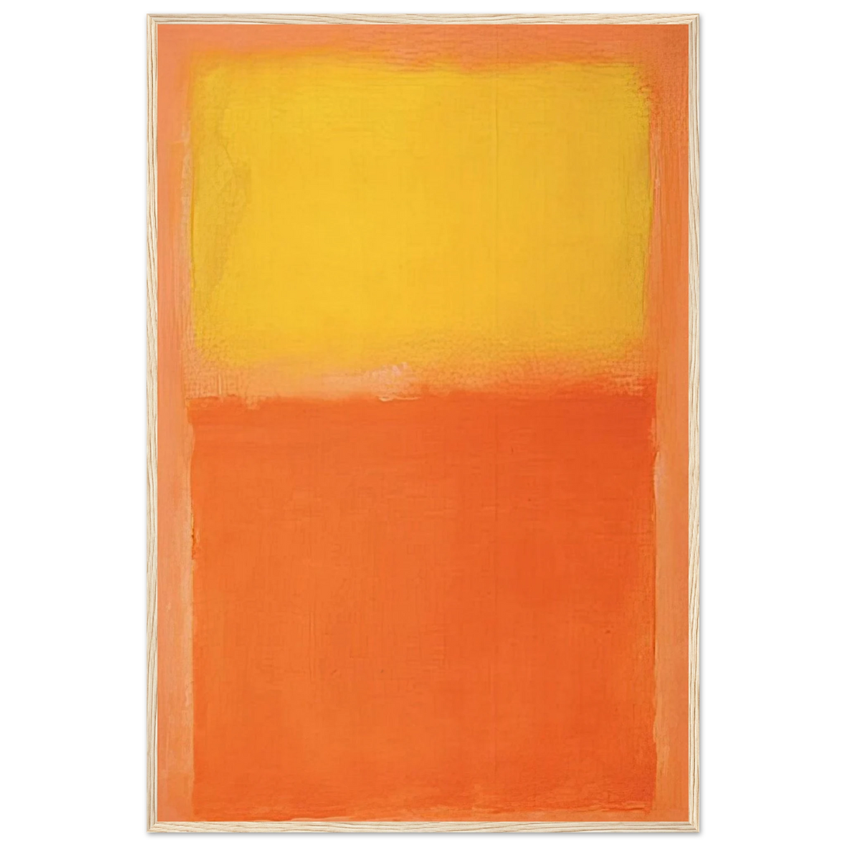 Orange and Yellow - 1956 Framed Poster | Mark Rothko Framed Prints Wall Art | Rothko Prints