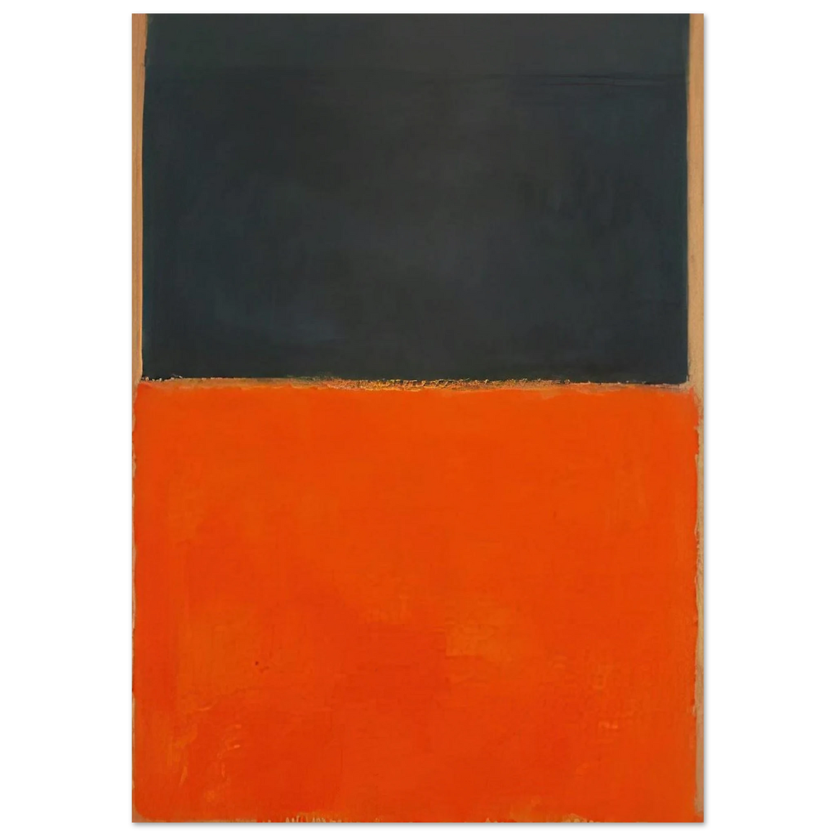 Green and Tangerine on Red - 1956 Poster | Mark Rothko Poster | Rothko Prints