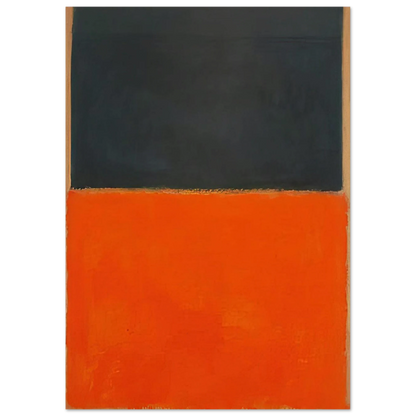 Green and Tangerine on Red - 1956 Poster | Mark Rothko Poster | Rothko Prints