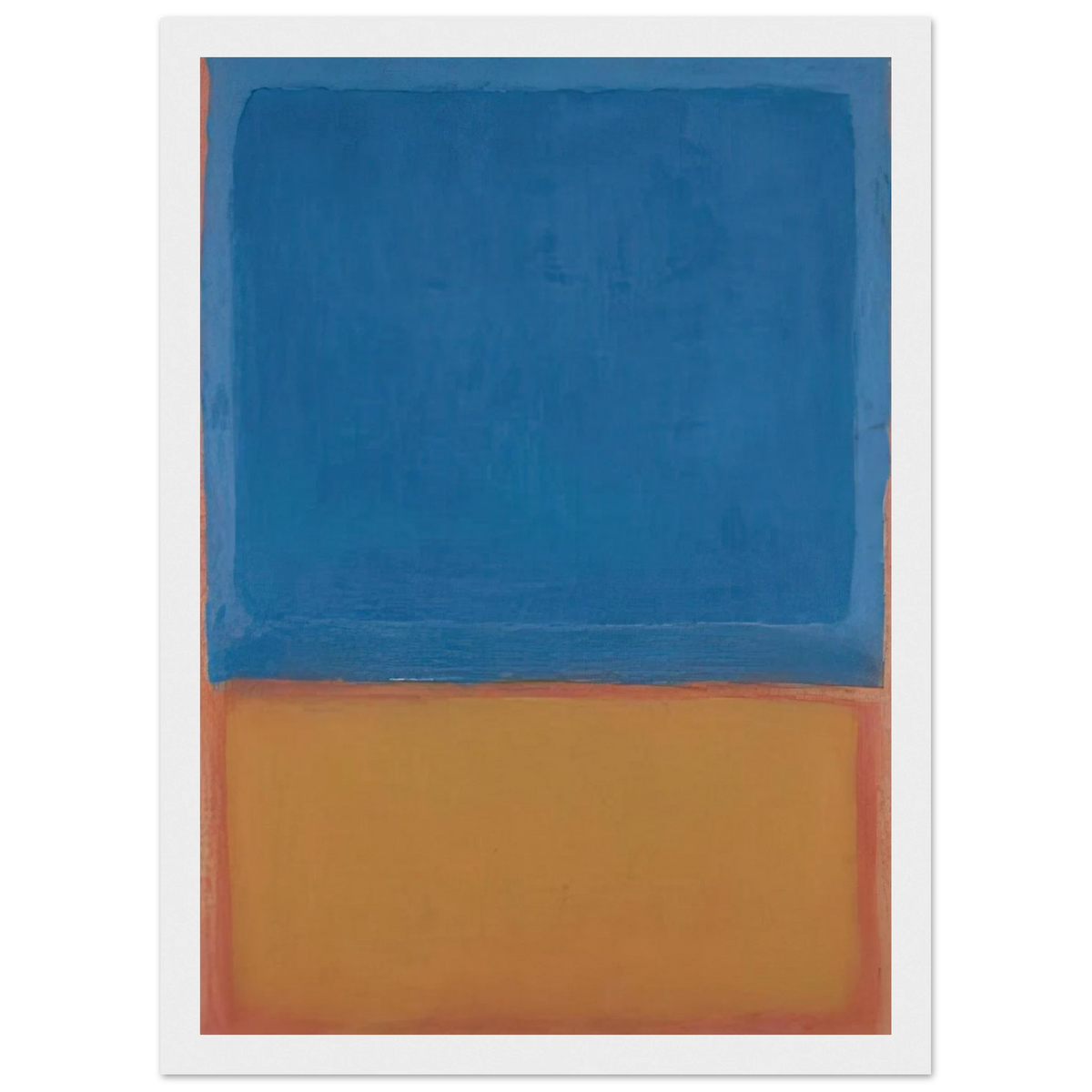 Untitled Red, Blue, Orange - 1955 Framed Poster | Mark Rothko Framed Prints Wall Art | Rothko Prints