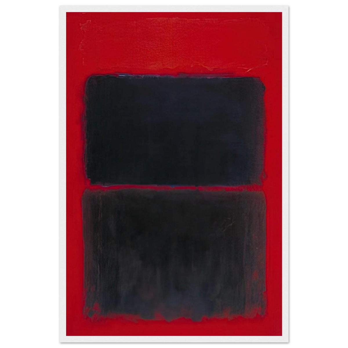 Light Red Over Black - 1957 Framed Poster | Mark Rothko Framed Prints Wall Art | Rothko Prints