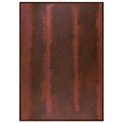 Black on Maroon - 1958 Framed Poster | Mark Rothko Framed Prints Wall Art | Rothko Prints