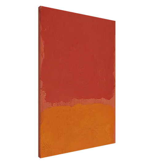 Untitled Red and Orange on Salmon - 1969 Canvas | Mark Rothko Canvas | Rothko Prints