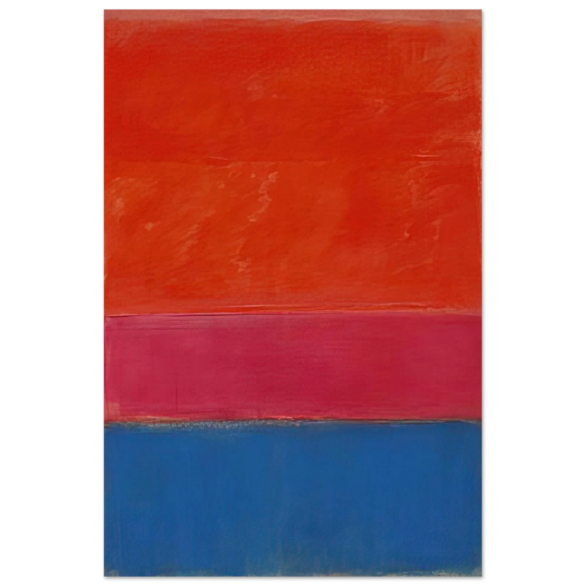 No. 1 Royal Red and Blue - 1954 Poster | Mark Rothko Poster | Rothko Prints