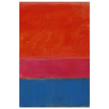 No. 1 Royal Red and Blue - 1954 Poster | Mark Rothko Poster | Rothko Prints