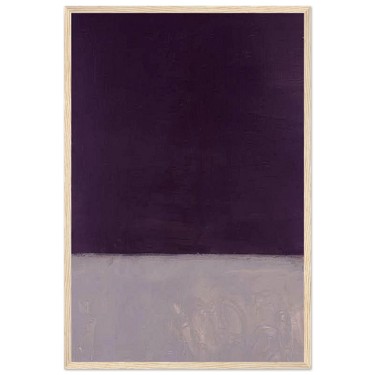 Untitled Black and Gray - 1970 Framed Poster | Mark Rothko Framed Prints Wall Art | Rothko Prints