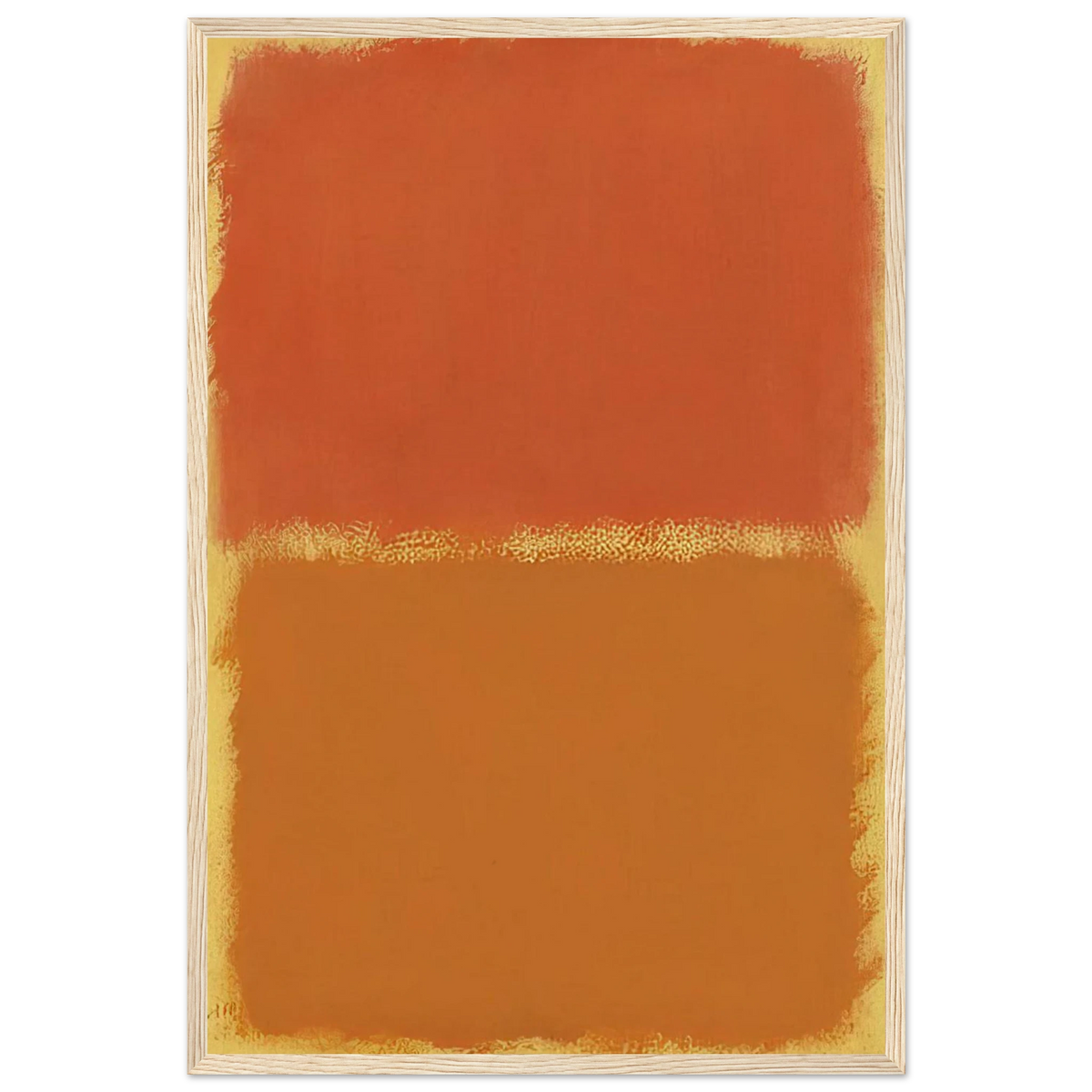 Orange, Red, Orange - 1961 Framed Poster | Mark Rothko Framed Prints Wall Art | Rothko Prints