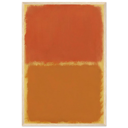 Orange, Red, Orange - 1961 Framed Poster | Mark Rothko Framed Prints Wall Art | Rothko Prints