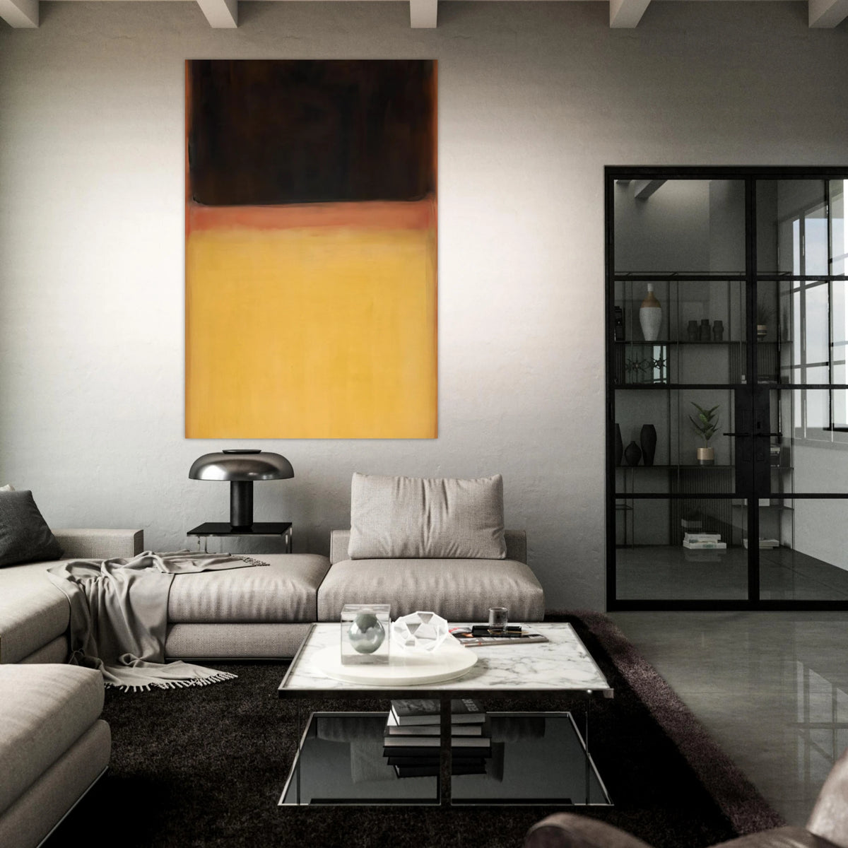 No.9 Dark over Light Earth - 1954 Poster | Mark Rothko Poster | Rothko Prints