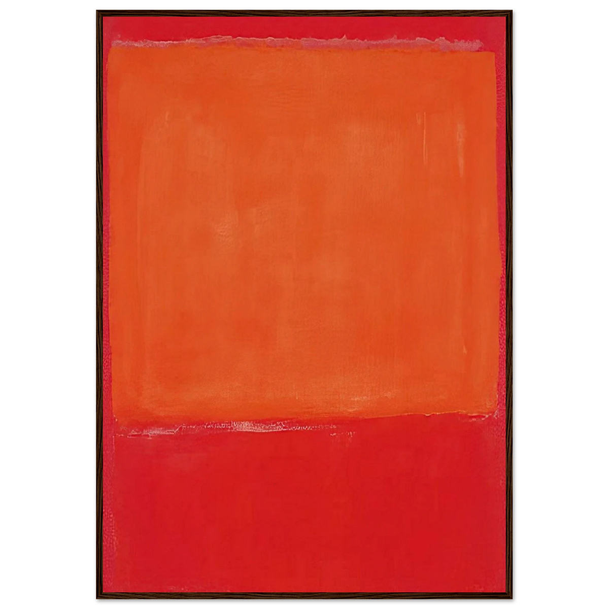 Ochre and Red on Red - 1957 Framed Poster | Mark Rothko Framed Prints Wall Art | Rothko Prints
