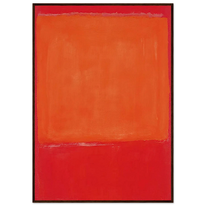 Ochre and Red on Red - 1957 Framed Poster | Mark Rothko Framed Prints Wall Art | Rothko Prints
