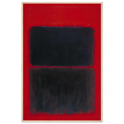 Light Red Over Black - 1957 Framed Poster | Mark Rothko Framed Prints Wall Art | Rothko Prints