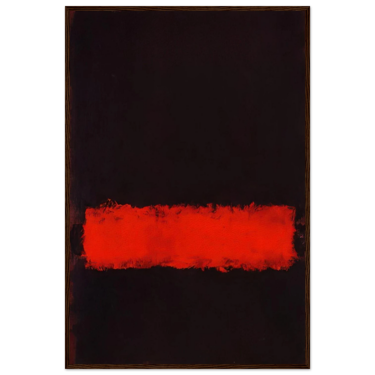 Black, Red and Black - 1968 Framed Poster | Mark Rothko Framed Prints Wall Art | Rothko Prints