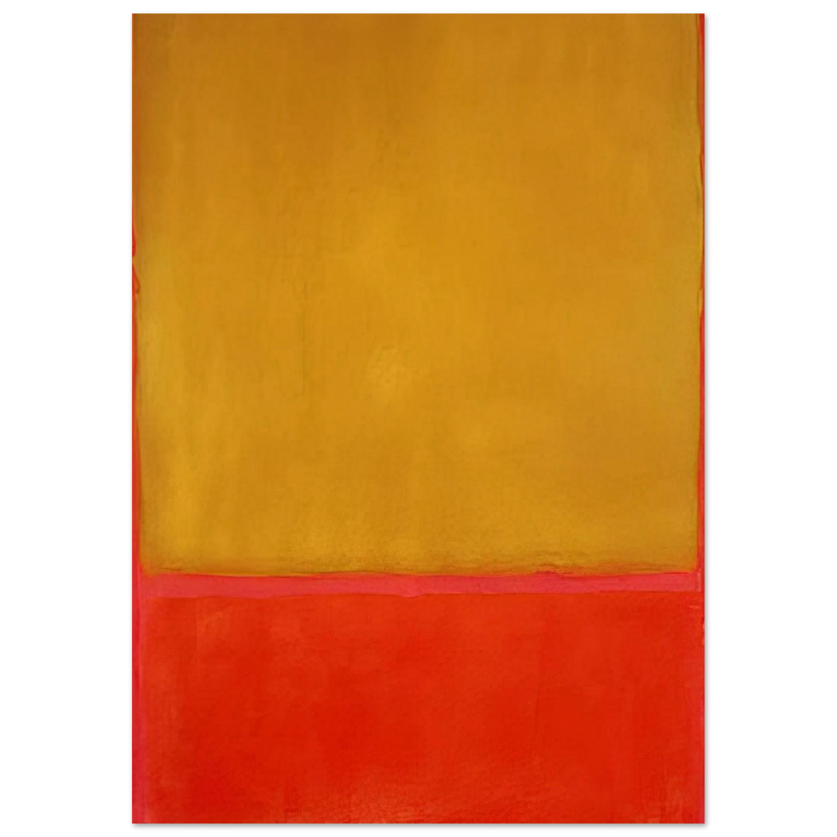Ochre and Red on Red - 1954 Poster | Mark Rothko Poster | Rothko Prints