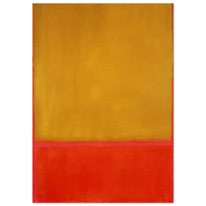 Ochre and Red on Red - 1954 Poster | Mark Rothko Poster | Rothko Prints