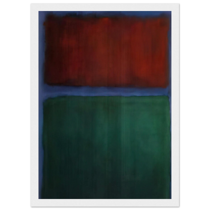 Earth and Green - 1955 Framed Poster | Mark Rothko Framed Prints Wall Art | Rothko Prints