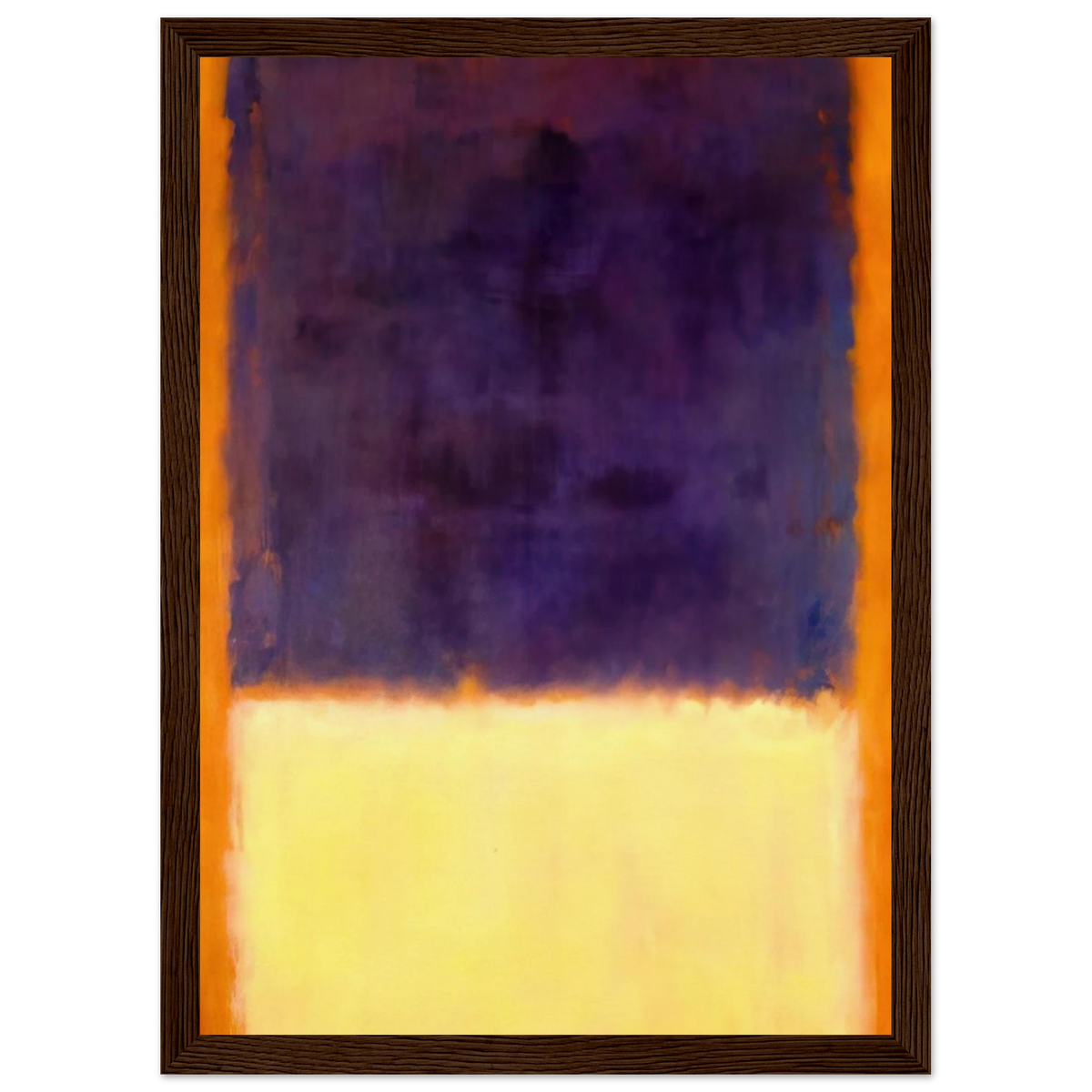 Red, Orange, Tan and Purple - 1954 Framed Poster | Mark Rothko Framed Prints Wall Art | Rothko Prints