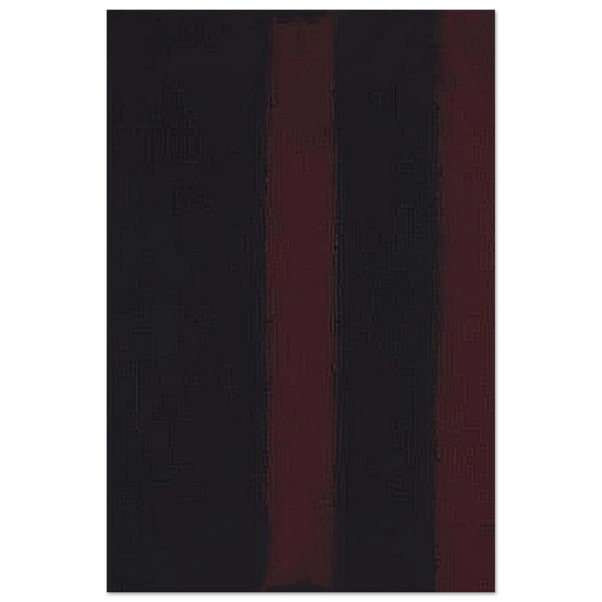 Black on Maroon - 1959 Poster | Mark Rothko Poster | Rothko Prints