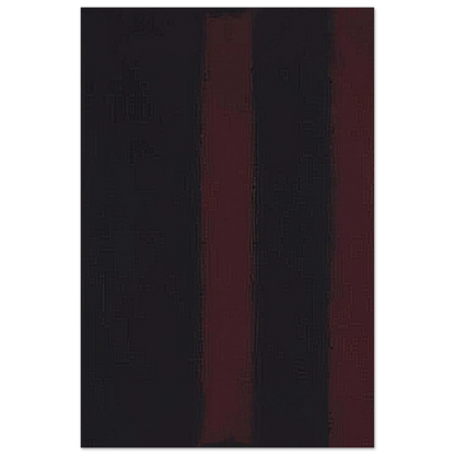 Black on Maroon - 1959 Poster | Mark Rothko Poster | Rothko Prints