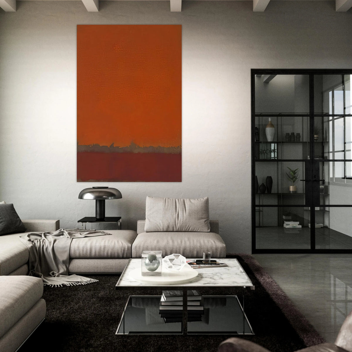 Ochre and Red on Red - 1962 Poster | Mark Rothko Poster | Rothko Prints