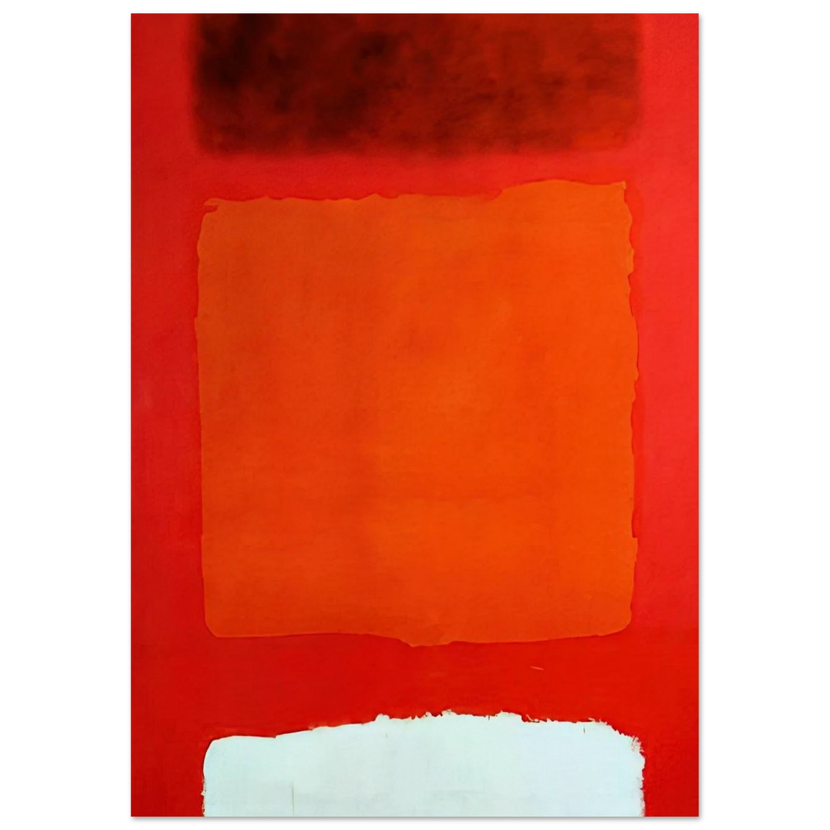 Red, White, and Brown - 1957 Poster | Mark Rothko Poster | Rothko Prints