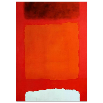 Red, White, and Brown - 1957 Poster | Mark Rothko Poster | Rothko Prints