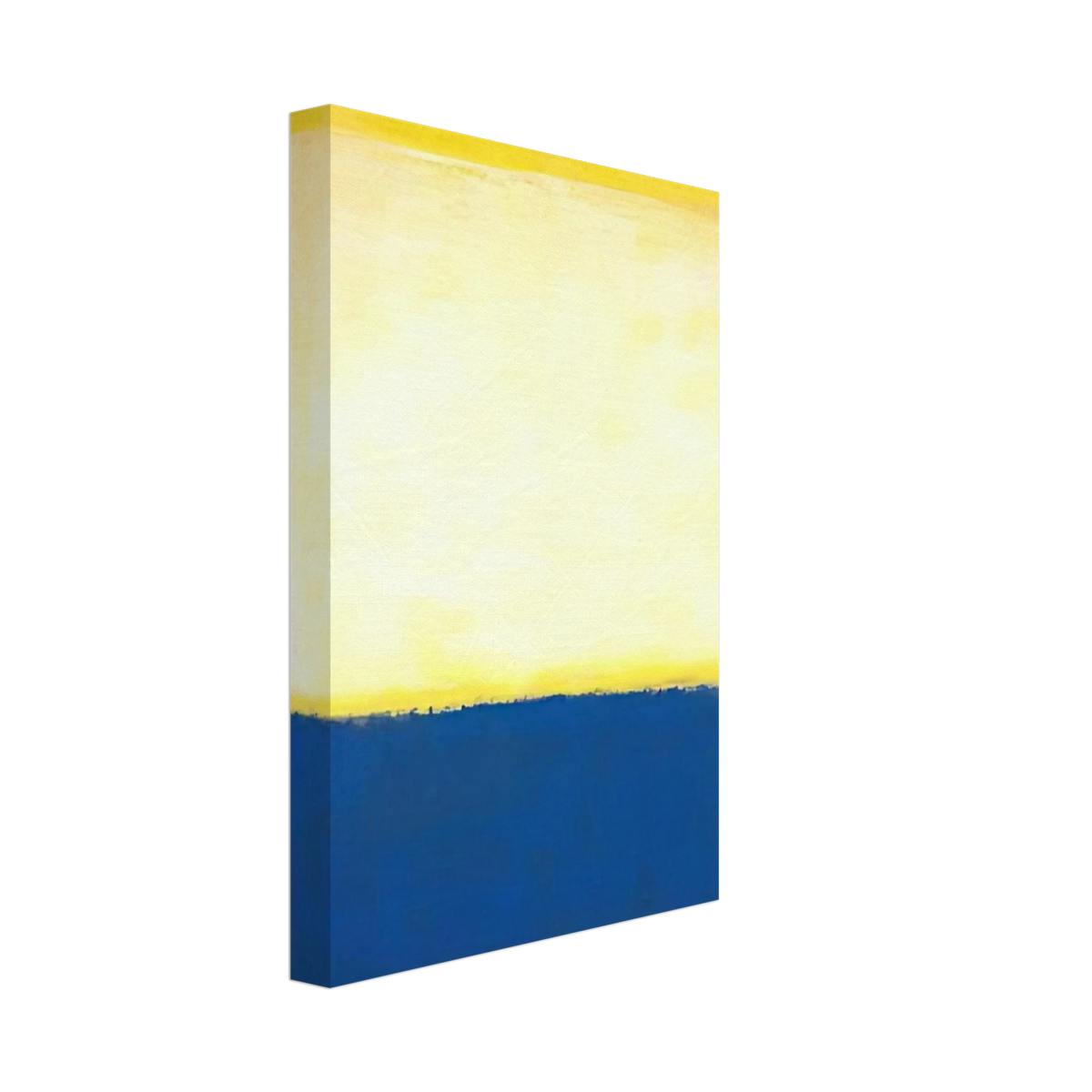 No. 6 Yellow, White, Blue Over Yellow on Gray - 1954 Canvas | Mark Rothko Canvas | Rothko Prints