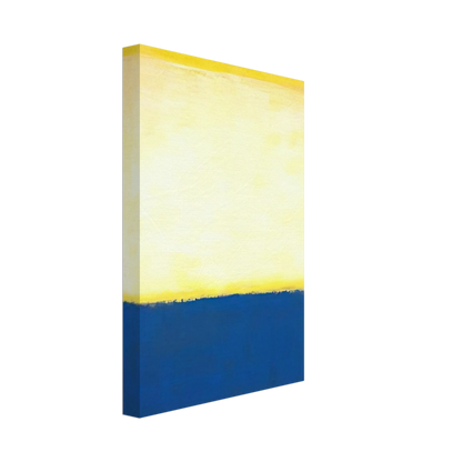 No. 6 Yellow, White, Blue Over Yellow on Gray - 1954 Canvas | Mark Rothko Canvas | Rothko Prints