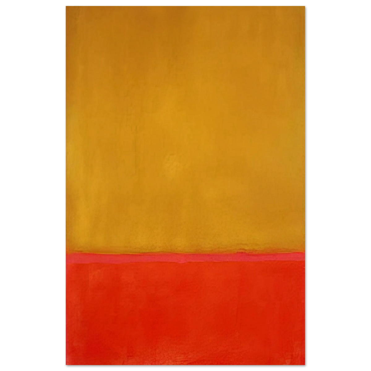 Ochre and Red on Red - 1954 Poster | Mark Rothko Poster | Rothko Prints
