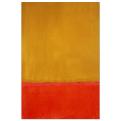 Ochre and Red on Red - 1954 Poster | Mark Rothko Poster | Rothko Prints