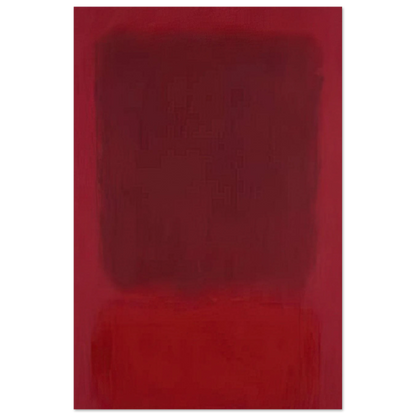 Red and Brown - 1957 Poster | Mark Rothko Poster | Rothko Prints