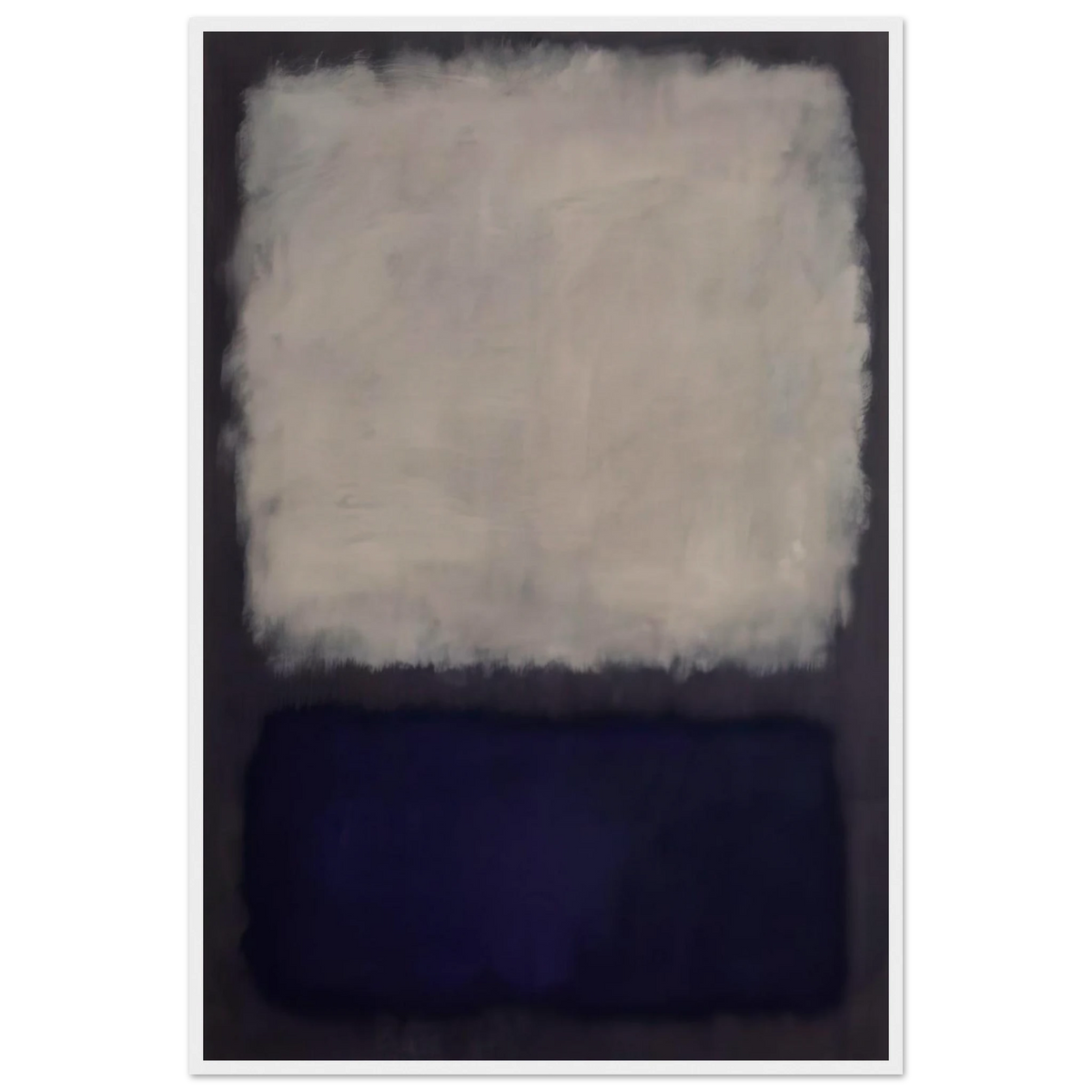 Blue and gray - 1962 Framed Poster | Mark Rothko Framed Prints Wall Art | Rothko Prints