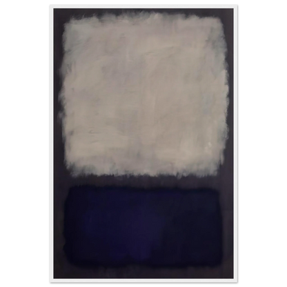 Blue and gray - 1962 Framed Poster | Mark Rothko Framed Prints Wall Art | Rothko Prints
