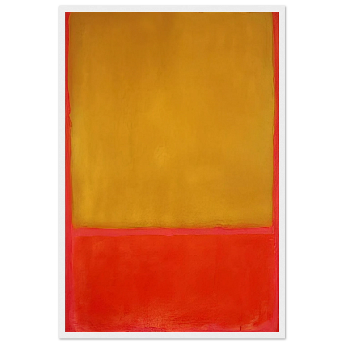 Ochre and Red on Red - 1954 Framed Poster | Mark Rothko Framed Prints Wall Art | Rothko Prints