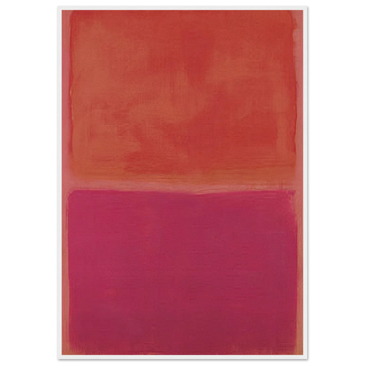 No. 3 - 1967 Framed Poster | Mark Rothko Framed Prints Wall Art | Rothko Prints