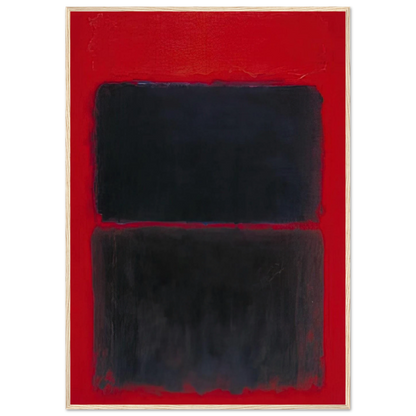 Light Red Over Black - 1957 Framed Poster | Mark Rothko Framed Prints Wall Art | Rothko Prints