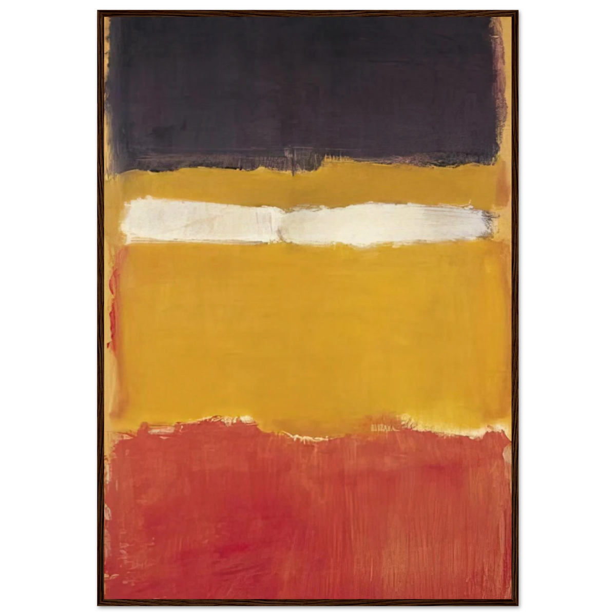 Number 24 Untitled - 1951 Framed Poster | Mark Rothko Framed Prints Wall Art | Rothko Prints