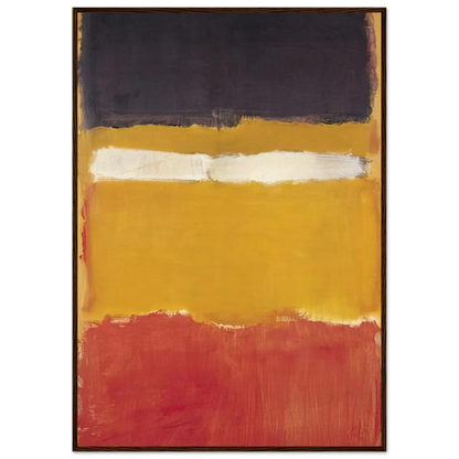 Number 24 Untitled - 1951 Framed Poster | Mark Rothko Framed Prints Wall Art | Rothko Prints